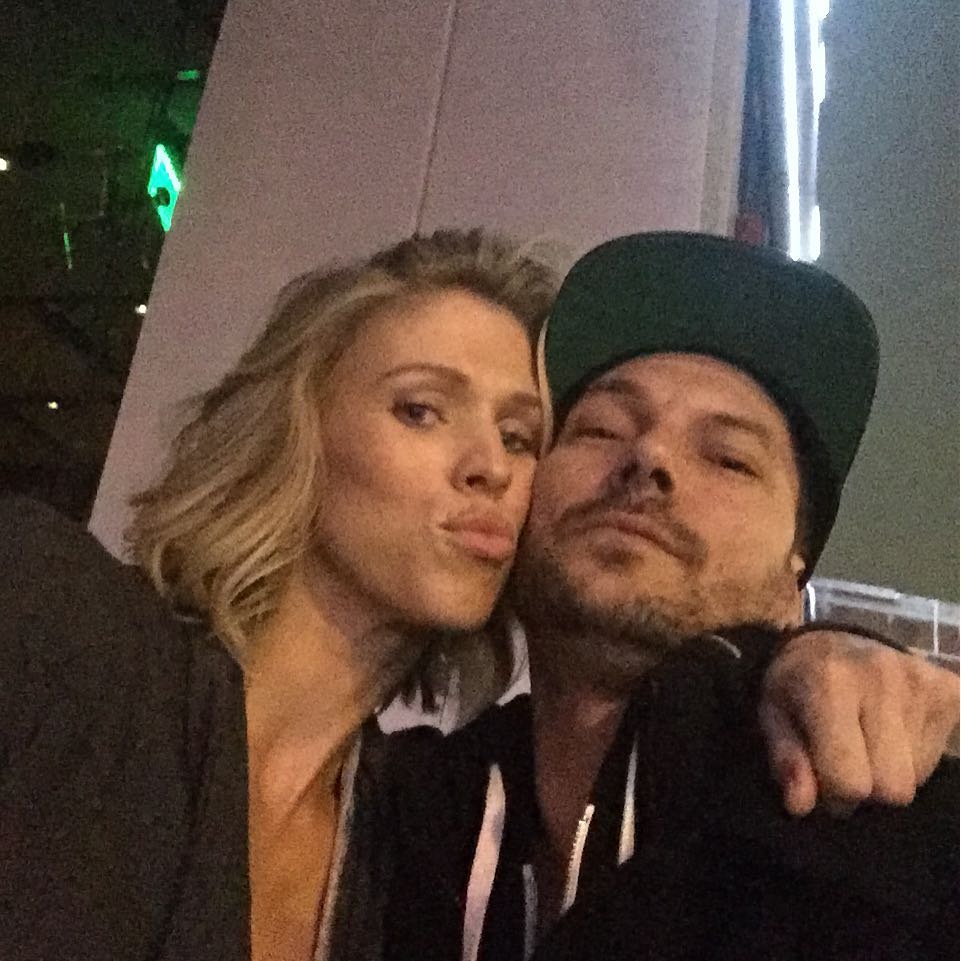 Kevin Federline with his new wife Victoria Prince. 