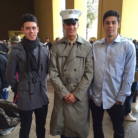 Picture of Alecia Yelich three sons Collin Yelich(left), Cameron Yelich(middle), and Christian Yelich(right).