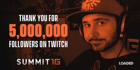 World's 5th Highest Subscribed Twitch Streamer Summit1G  