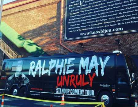 Ralphie May's $100 thousand worth tour-bus.