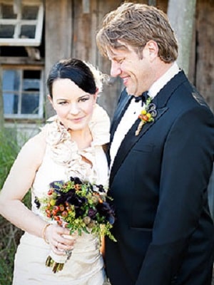 Brad and Jenna on their wedding day.