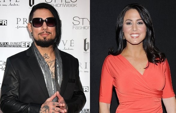 Andrea Tantaros and her boyfriend Dave Navarro who was an Ex-Red Hot Chilli Peppers band-member.