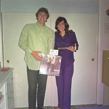 Early days photo of Richard with Karen