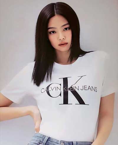 Kim Jennie for Calvin Klein