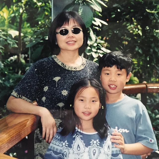 Albert Chang early age pic with his family