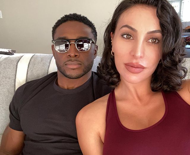 Lilit Avagyan with her footballer husband Reggie Bush