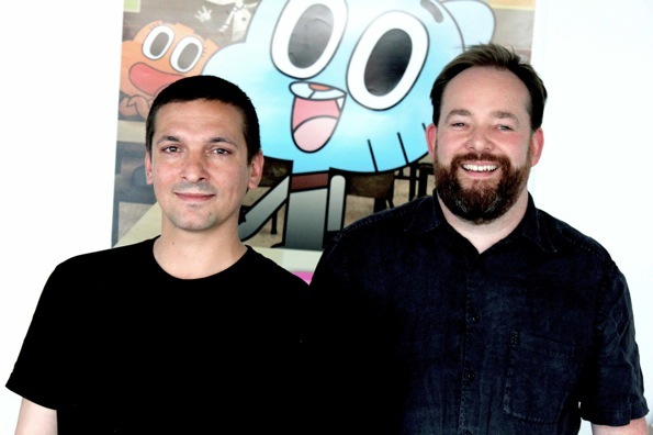 Mic Graves and Ben Bocquelet together in the promotion of Gumballs