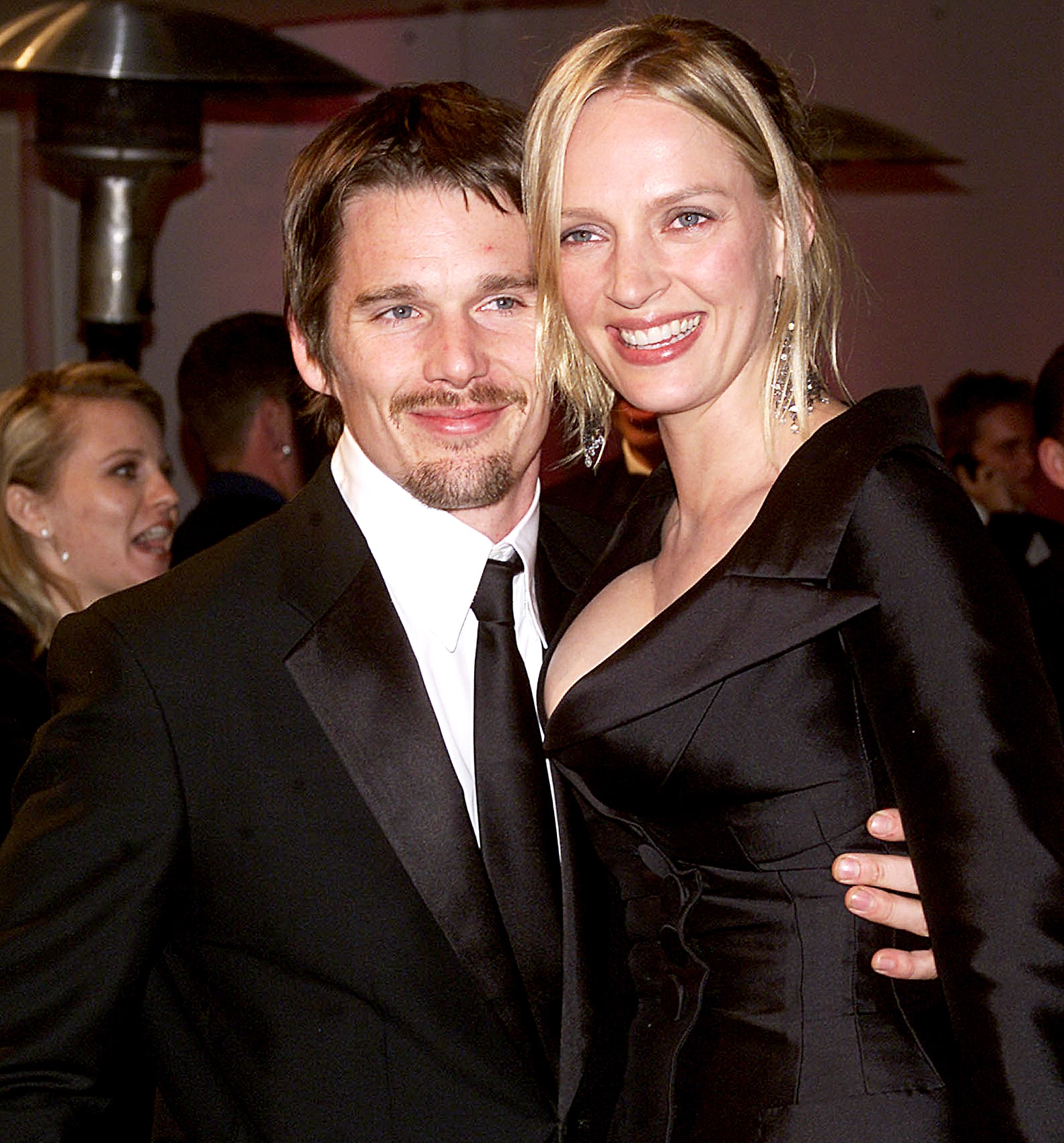  Ryan Hawke's husband with his former wife Uma Thurman