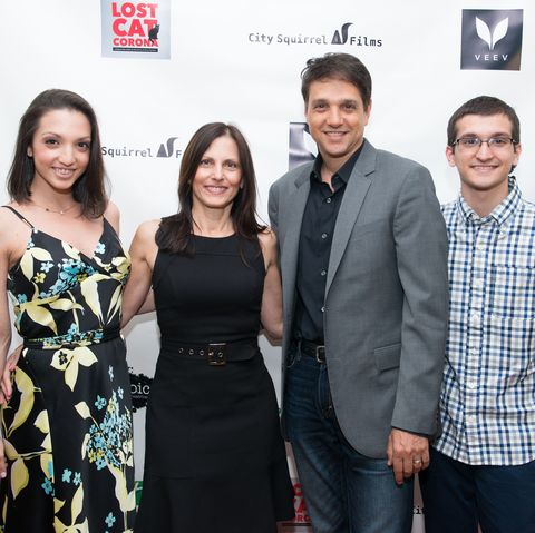 Phyllis Fierro with her family attending an award show which was sponsored by City Squirrel