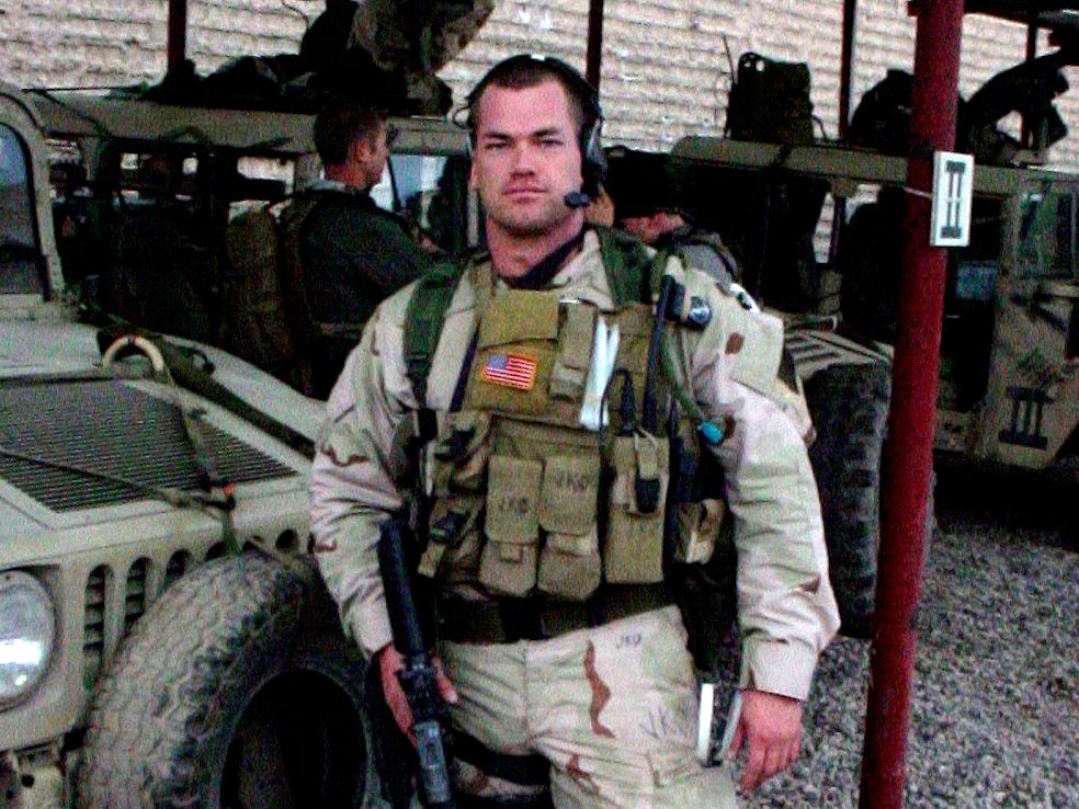 Helen Willink's husband Jocko Willink in his duty wearing his uniform