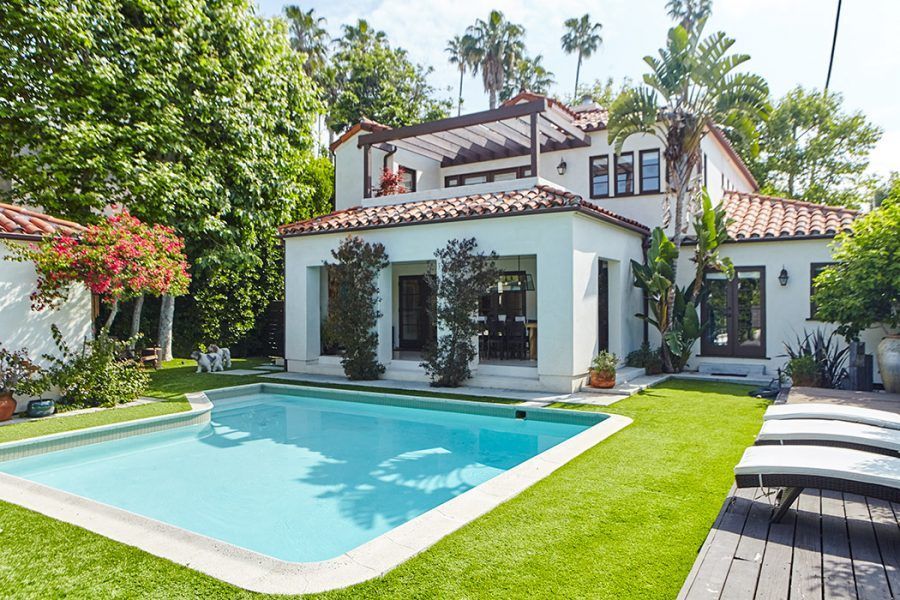 Seth Rogen Spanish themed architecture house he sold for $2 million dollars