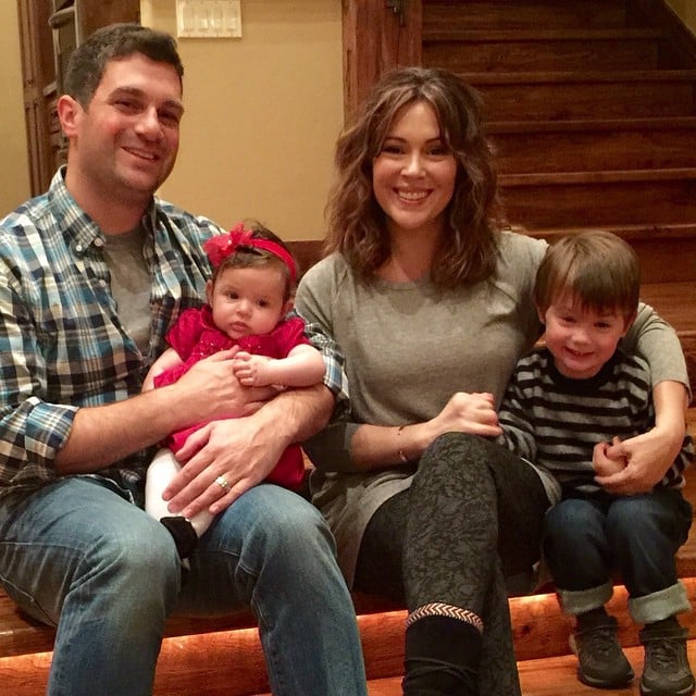 David with his wife and children doing family photoshoot