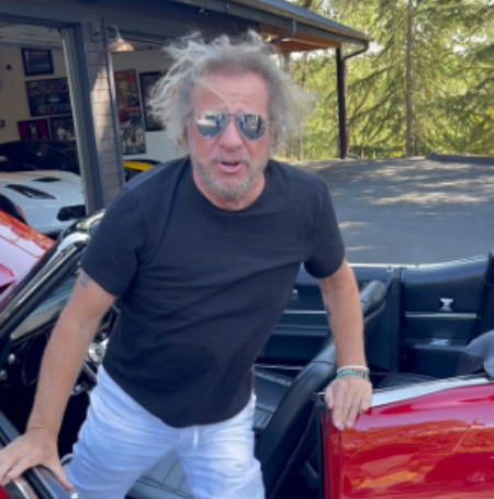 Sammy Hagar is well-known for his love of cars, especially Ferraris.