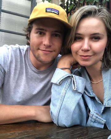 Ayla Kell with her boyfriend, Jesse Bouvier. 