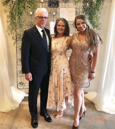 Ayla Kell posted a picture with her parents celebrating their 42nd wedding anniversary. 