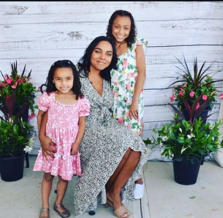 Avielle Janelle Hernandez with her mother, Shayanna Jenkins-Hernandez and half sister, Giselle Gulimette.