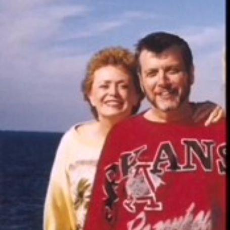 Late actress, Rue McClanahan and her ex-husband, Morrow Wilson posing for a photo shoot. 