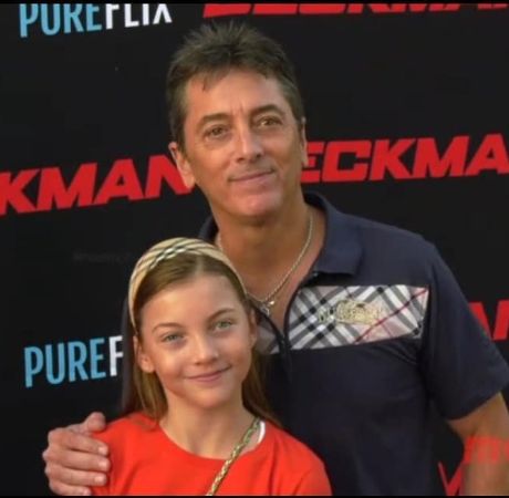 Scott Baio with his daughter, Bailey on the red carpet. 