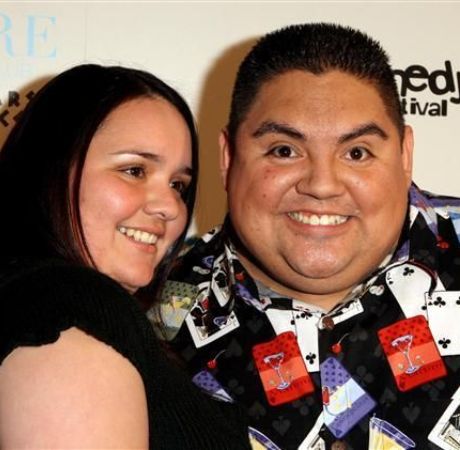 Gabriel Iglesias with his longterm girlfriend Claudia Valdez.