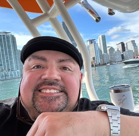 Gabriel Iglesias celebrating the weekend in Miami. 