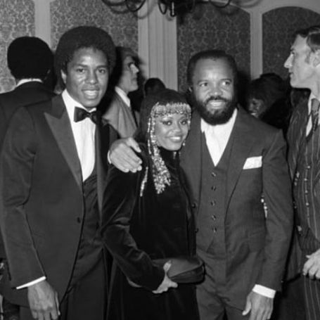 Jermaine Jackson jr, father, Jermaine Jackson sr with his ex-wife, Berry Gordy.