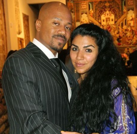 Jermaine Jackson Jr with his girlfriend, Asa Soltan Ralmati.