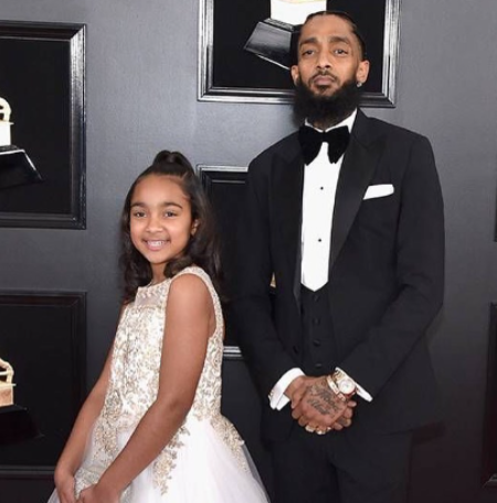 Emani Asghedom is the daughter of the late rapper Nipsey Hussle and his former partner Tanisha Foster.