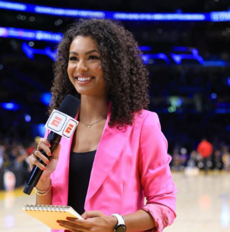 There have been rumors circulating that Malika Andrews, a sports journalist, is dating NBA reporter Dave McMenamin.
