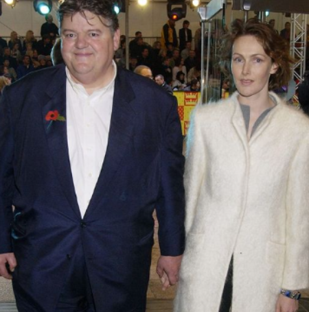 Robbie Coltrane's ex-wife is Rhona Gemmell. 