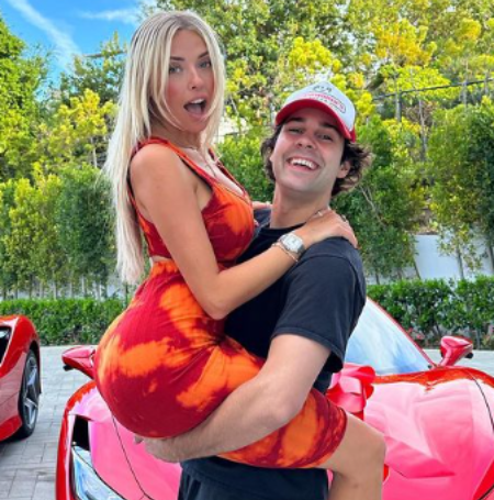There are rumors that David Dobrik and fellow influencer Corinna Kopf are dating.