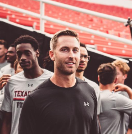 Kliff Kingsbury, a former quarterback, and American football coach, presently serves as an assistant coach at USC.