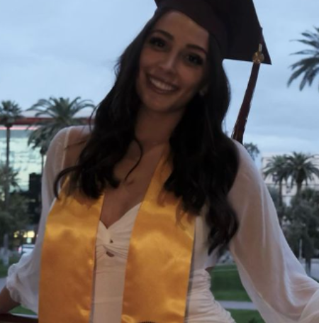 Liv Cowherd finished high school in 2018 at Bishop Gorman High School. 