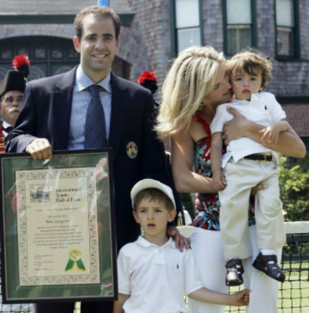 Christian Charles Sampras gained prominence as the eldest child of tennis legend Pete Sampras.