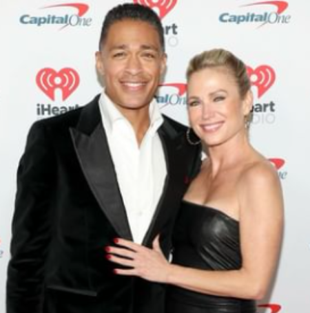 Amy Robach and T.J. Holmes were first seen holding hands in 2022.