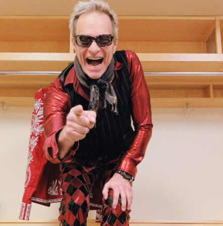 David Lee Roth is a rock singer from the United States.