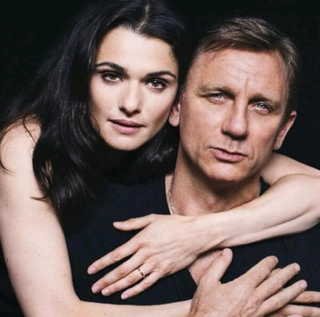 Daniel Craig is with his wife Rachel Weisz.