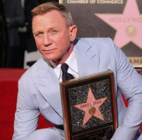 Daniel Craig is an English actor renowned for his portrayal of James Bond.